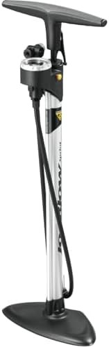 Satin Aluminum High Pressure Floor Pump
