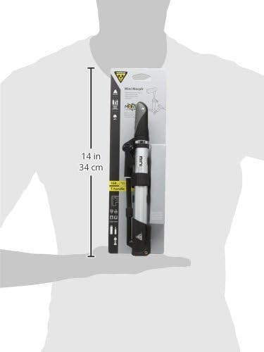 Silver mini morph road bike pump — photo 3