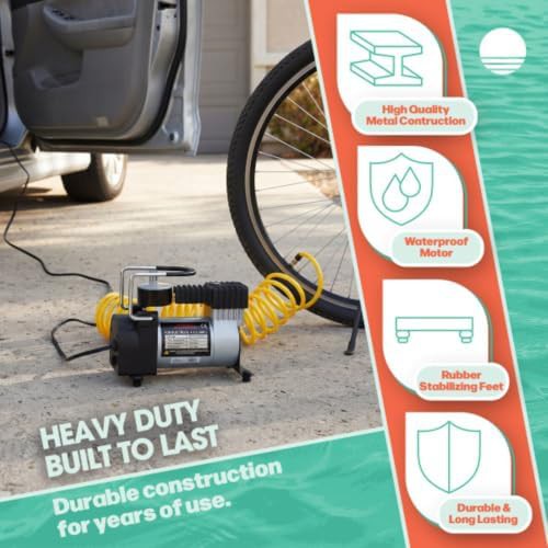Sportz 12V Electric Tire Inflator with Gauge — photo 3