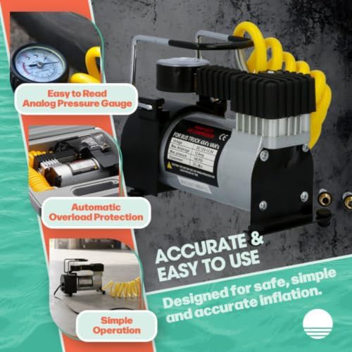 Sportz 12V Electric Tire Inflator with Gauge — photo 4