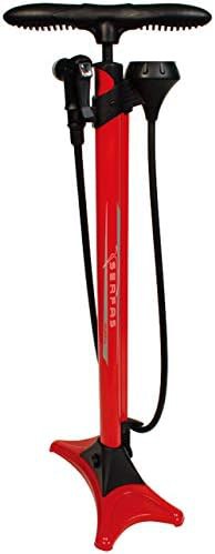 Red Floor Pump for Presta Valves