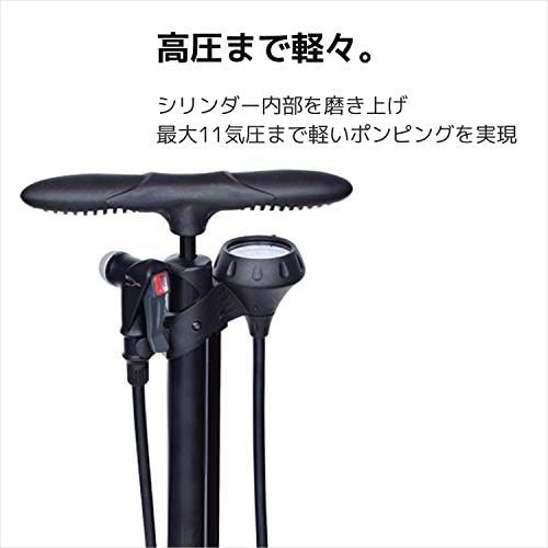 Red Floor Pump for Presta Valves — photo 3