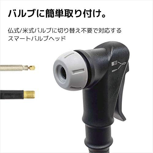 Red Floor Pump for Presta Valves — photo 4