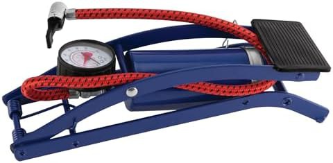 Blue Steel Foot Pump 100 PSI Capacity