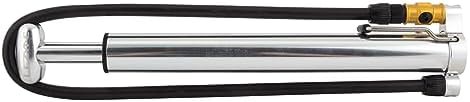 Silver high volume floor pump