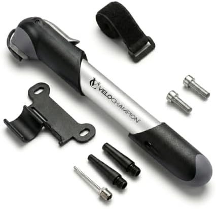 Portable alloy mini pump for road bikes