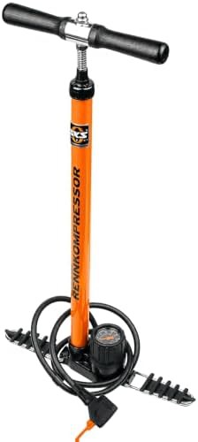 Rennkompressor floor pump with mv easy head