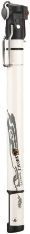 White mini floor stand bicycle pump
