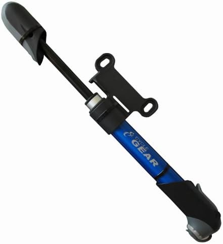 Blue Frame Mounted Presta Hand Pump