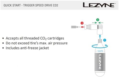 Trigger speed drive co2 16g aluminum inflator — photo 4