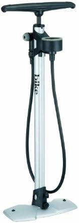 Bike attitude silver floor pump gauge