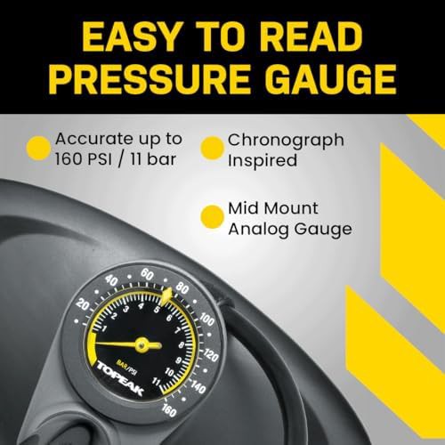 High Pressure Steel Barrel Floor Pump — photo 3