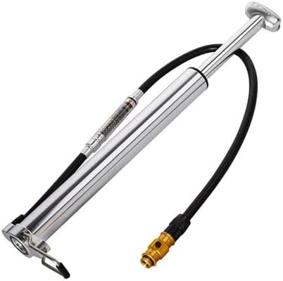 Aluminum analog gauge floor pump — photo 2