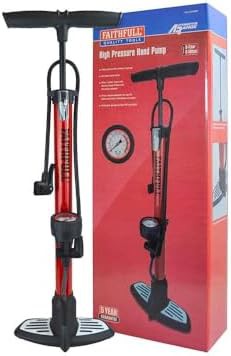 High pressure floor pump with non slip plate — photo 4