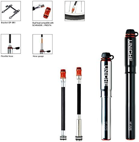 Black Mini High Pressure Presta Pump — photo 5