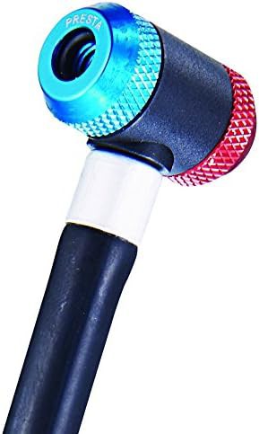 Black Mini Floor Pump with Pressure Gauge — photo 3