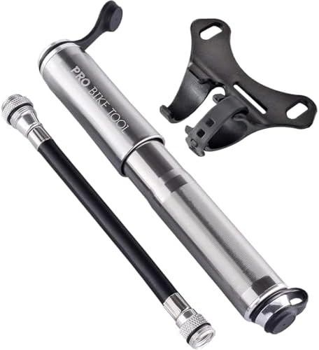Mini hand pump with integrated gauge
