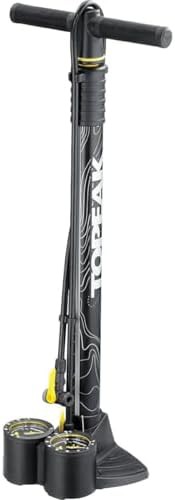 Dual gauge pump for fat bikes