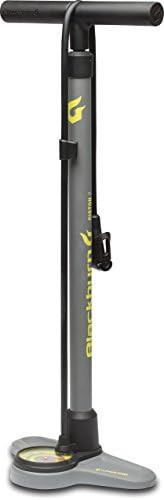 Grey and high visibility yellow piston floor pump
