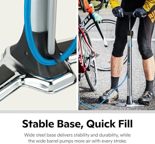 Schwinn Air Center Max Silver Floor Pump — photo 3