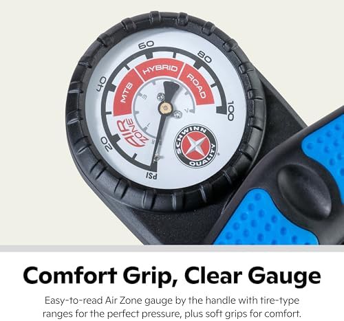 Schwinn Air Center Max Silver Floor Pump — photo 4