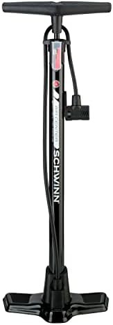 Schwinn Air Center Black Floor Pump