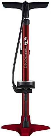 Gem Floor Pump with Red Stamped Base