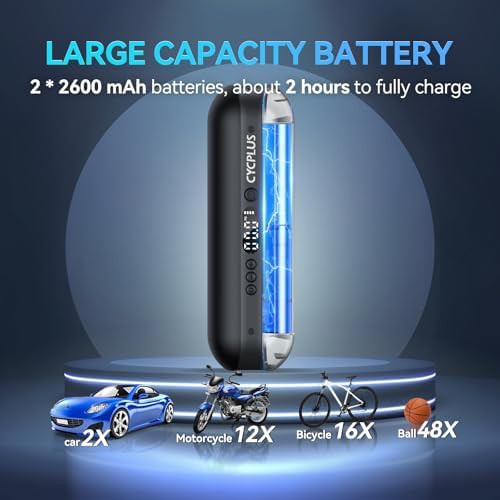 Portable Electric Inflator with Auto Off Function — photo 3