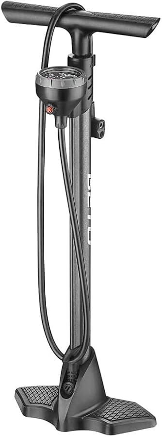 Portable Red Floor Pump Max Pressure