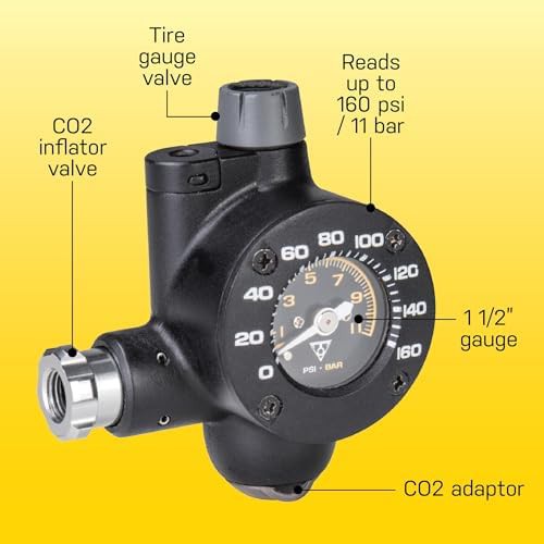 CO2 Inflator with Analog Pressure Gauge — photo 3