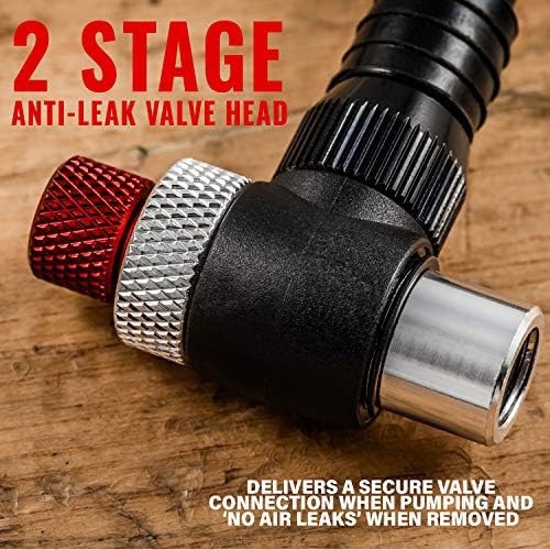 High Pressure Mountain Bike Shock Pump with Gauge — photo 4