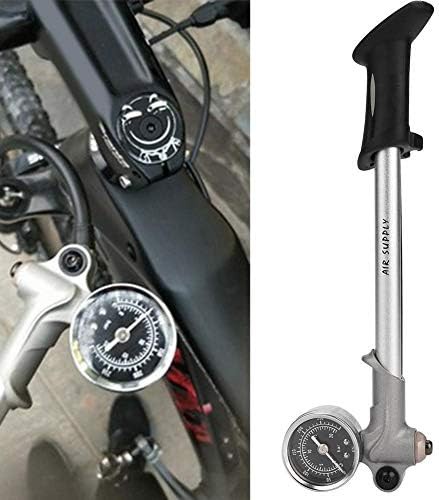 Foldable Shock Pump with Lever and Gauge — photo 3