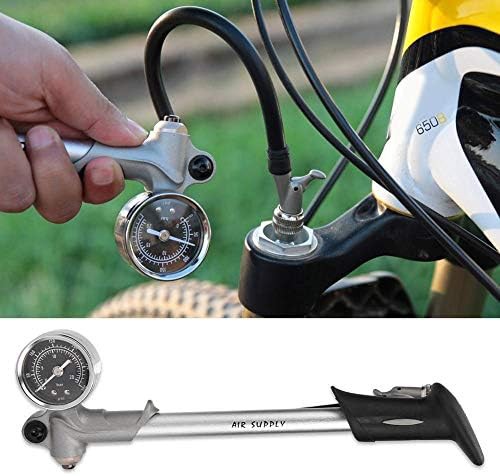 Foldable Shock Pump with Lever and Gauge — photo 5