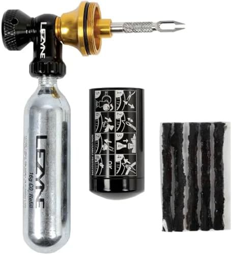 Tubeless co2 blaster tire repair kit