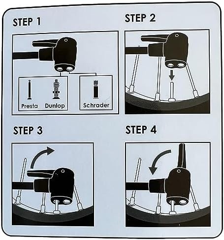 Steel Floor Pump with Flexible Hose — photo 3