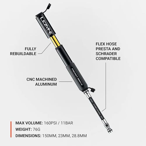 Pocket drive hp silver aluminum hand pump — photo 5