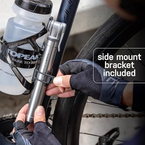 Twin turbo aluminum road bike mini pump — photo 3