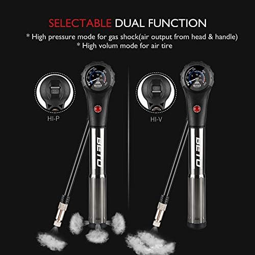 Alloy suspension fork and shock pump — photo 4