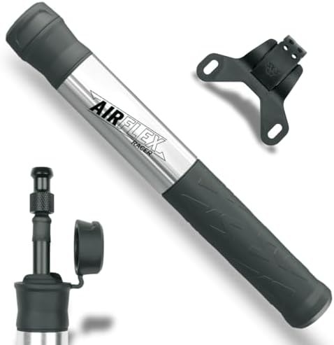 Airflex racer mini pump in silver