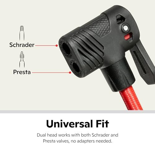 Black steel foot pump with gauge — photo 5