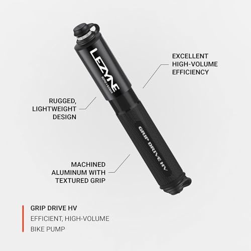 Grip drive hv black presta hand pump — photo 3