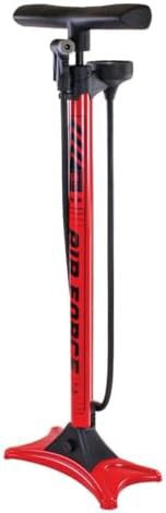 Tier3 metal floor pump in red