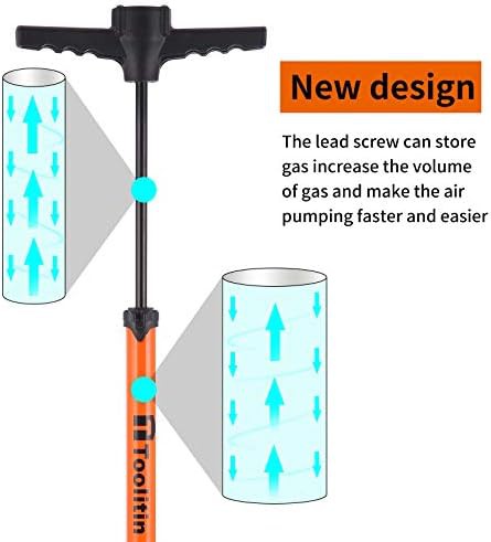 Pro Bike Pump with Handle Gauge — photo 4