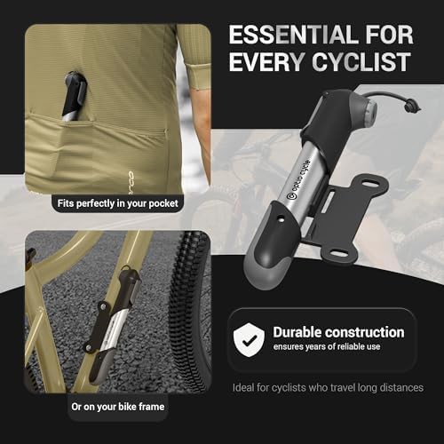 Compact manual tire pump for road and BMX — photo 5