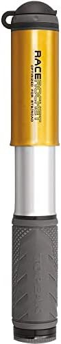 Gold aluminum mini pump for road bikes