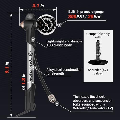 High pressure shock pump with gauge — photo 4