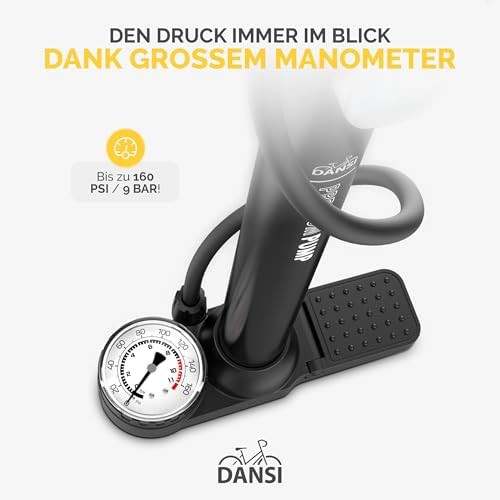High pressure 180 PSI floor pump — photo 4