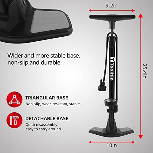 Detachable Aluminum Floor Tire Pump — photo 3