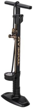 Two stage floor pump for tubeless tires