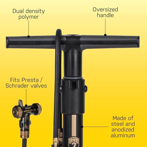 Two stage floor pump for tubeless tires — photo 3